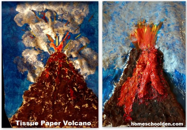 Аппликация вулкан