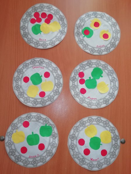 Аппликация в младшей группе