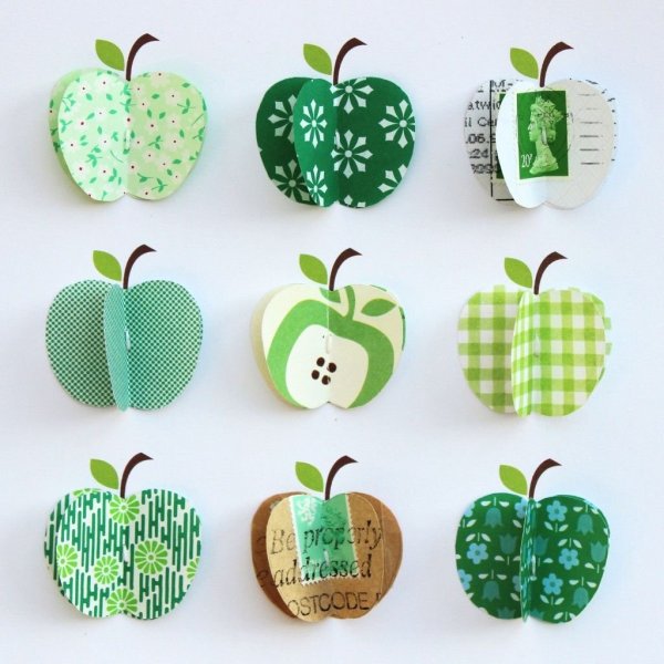 Фрукты из бумаги