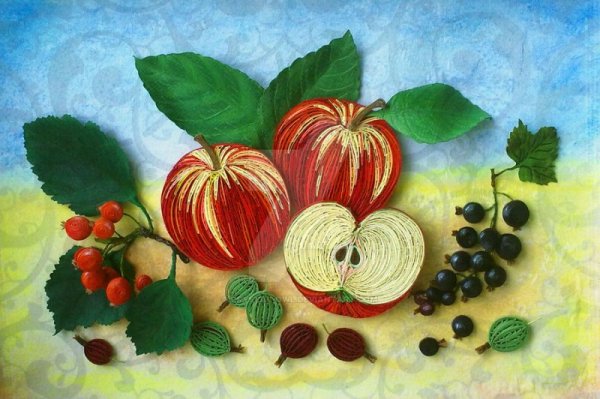 Квиллинг фрукты