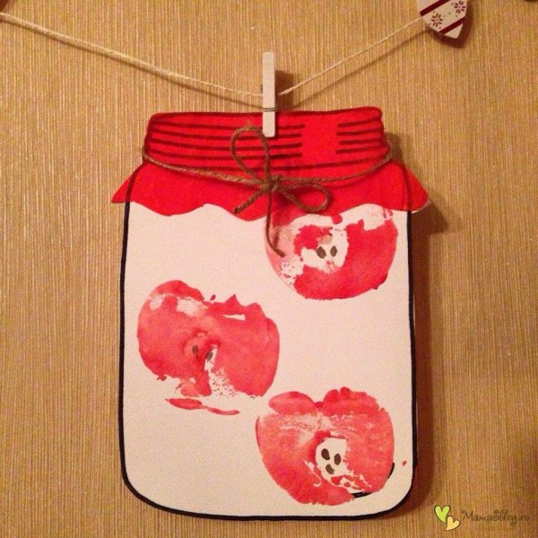 Поделка банка с вареньем