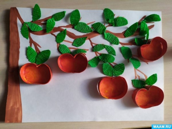 Поделка яблоко
