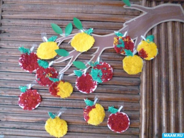 Мастер класс на яблочный спас для детей