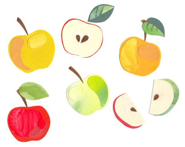 Аппликация фрукты