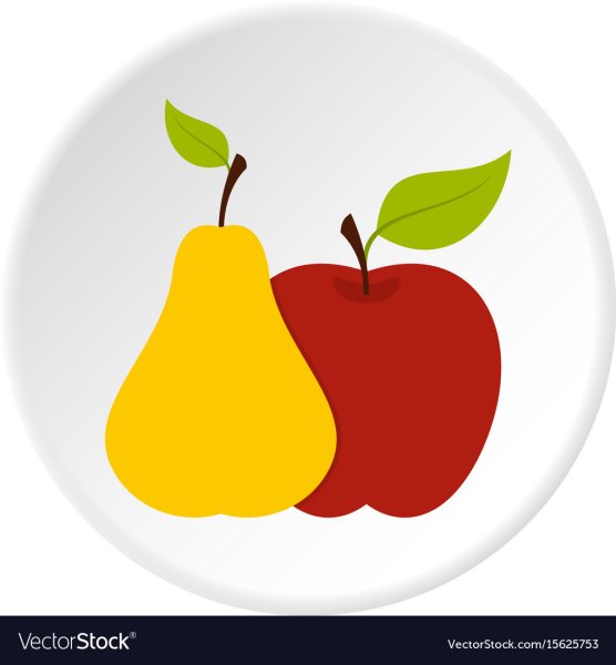 Яблоко и груша иконка