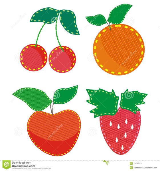 Ягоды аппликация для детей