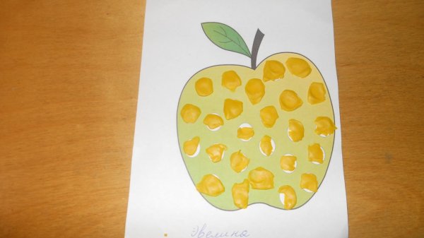 Рисование в младшей группе на тему яблоко