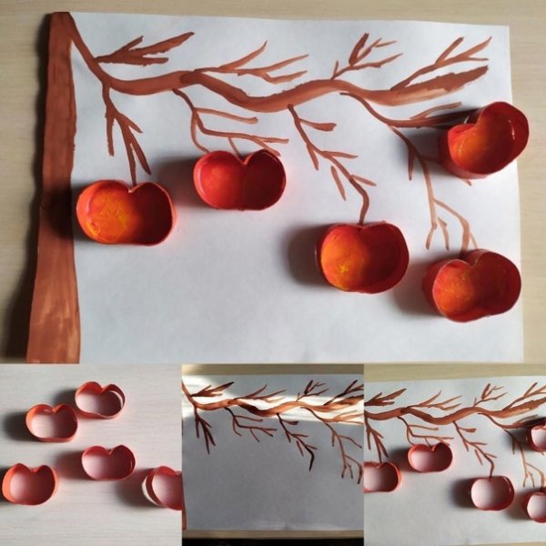 Рисование с детьми с элементами аппликации