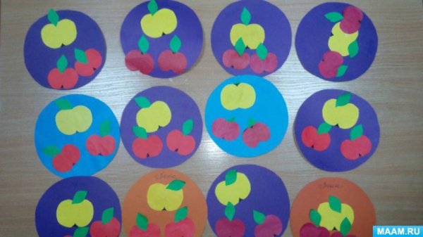 Аппликация во второй младшей