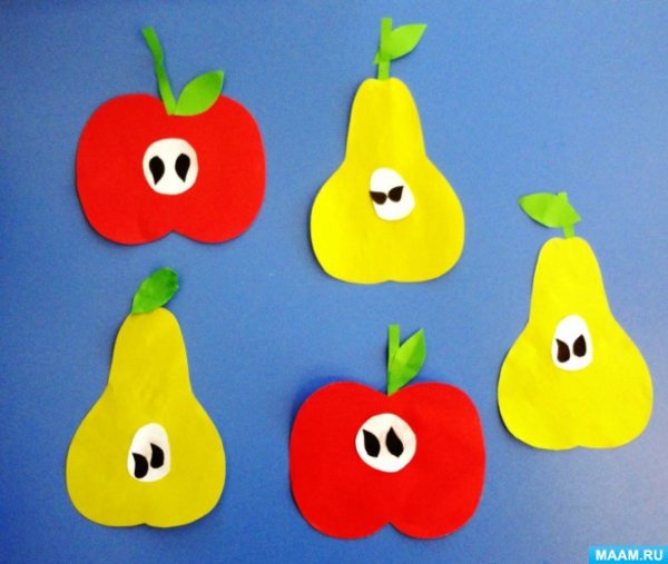 Аппликация фрукты