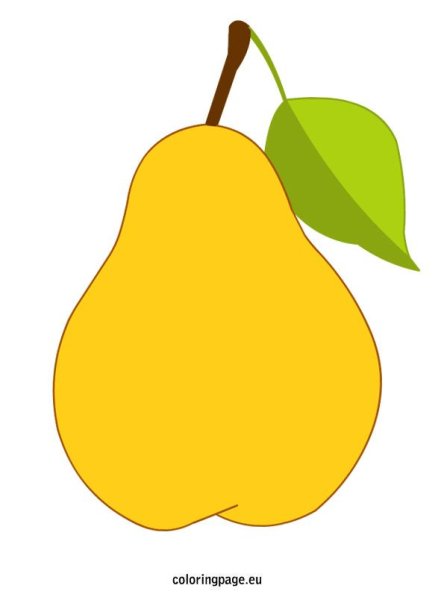 Груша для вырезания