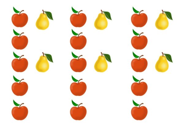 Фрукты для вырезания для детей