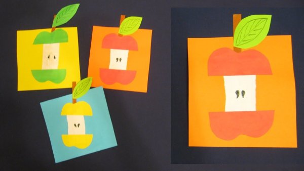 Поделки на яблочную тему из бумаги