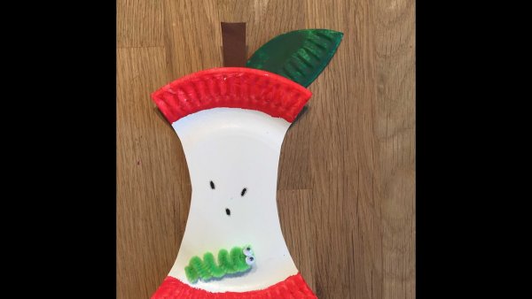 Поделка червячок