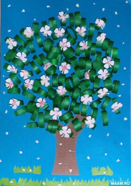 Весенняя аппликация