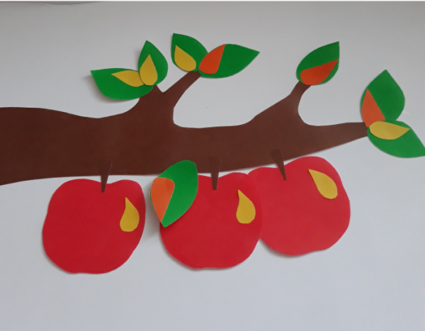 Поделка яблоня