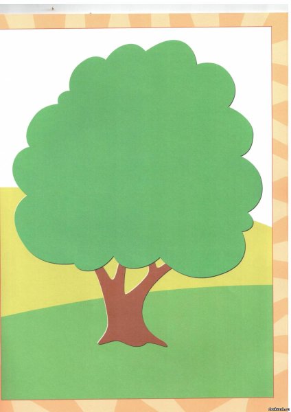 Шаблон дерева для аппликации