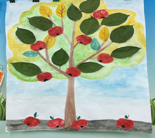 Аппликация дерево