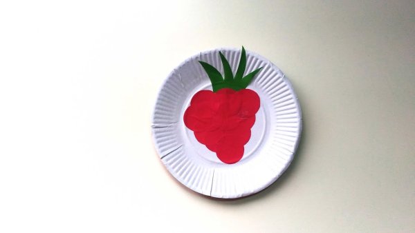 Поделка малина для дошкольников