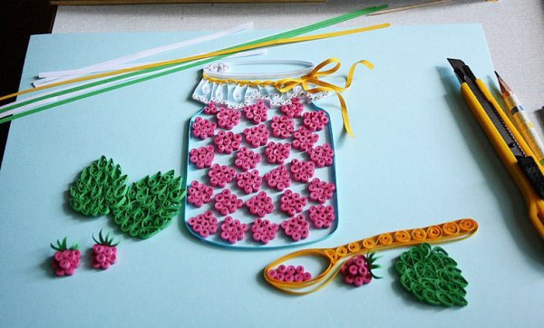 Квиллинг фрукты