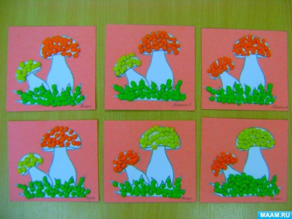 Аппликация в подготовительной группе