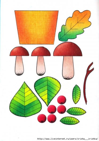 Аппликация для дошкольников