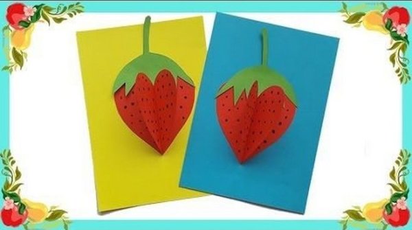 Аппликация клубника