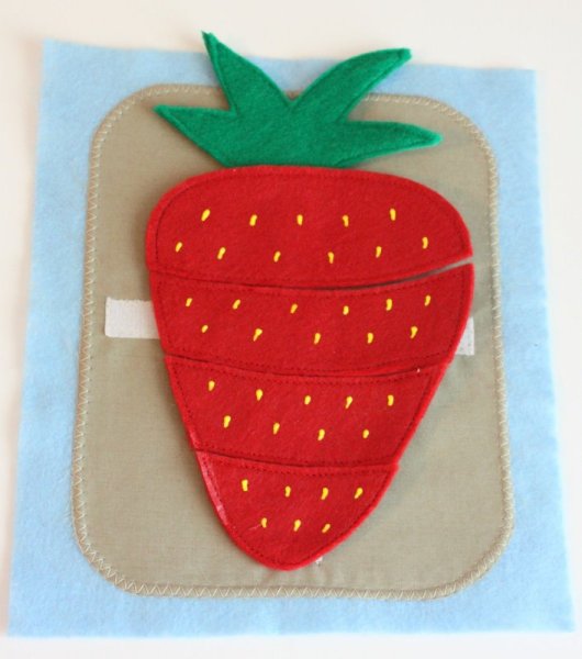 Аппликация клубника