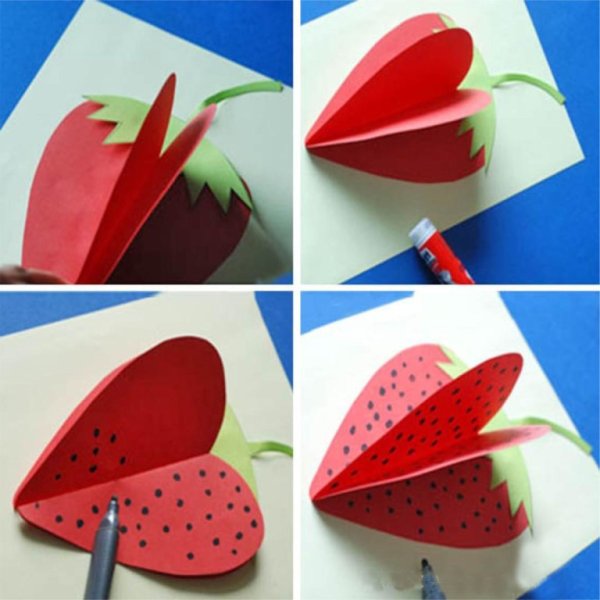 Поделки из цветной бумаги