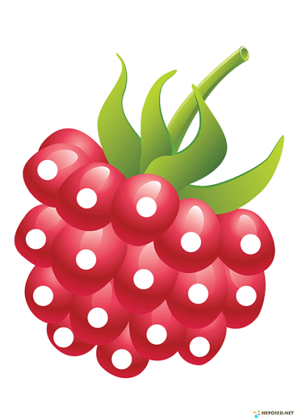 Ягодка для пластилинографии