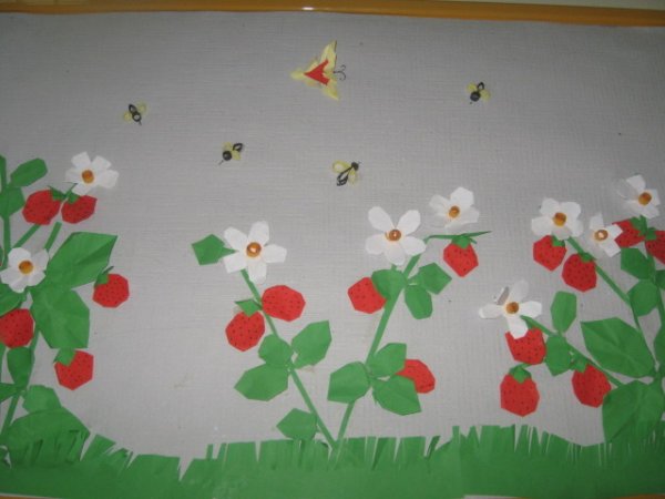 Летняя аппликация в детском саду старшая группа