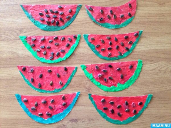 Лепка Арбуз