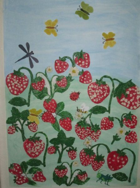 Рисование ягоды в средней группе