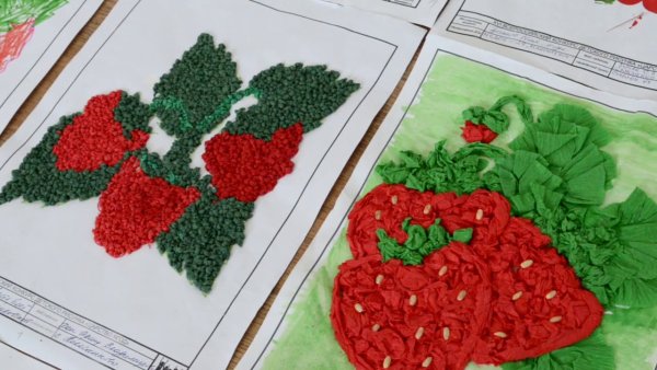 Аппликация Ягодное царство