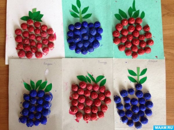 Поделка ягоды для детей