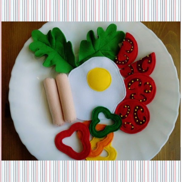 Аппликация яичница