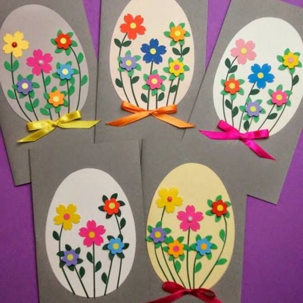 Пасха аппликация для детей