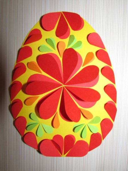 Апликацияпасхальное яйцо
