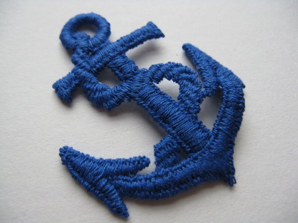 Аппликация якорь крючком