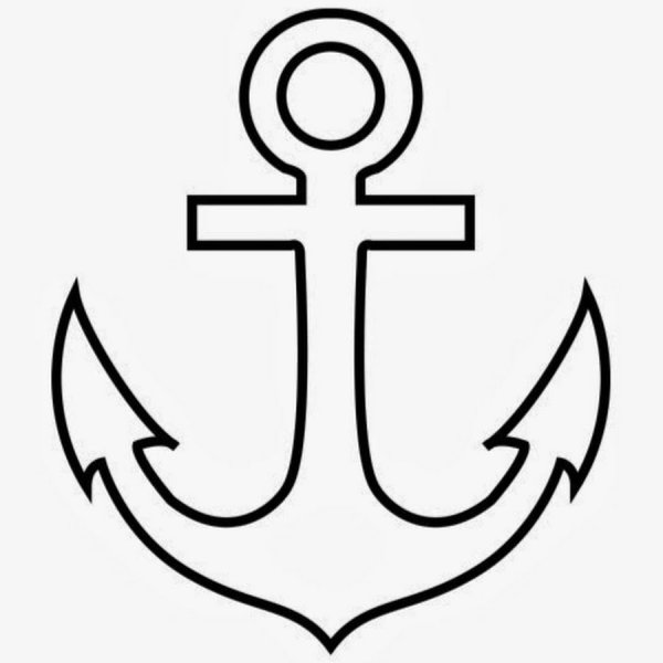 Якорь рисунок