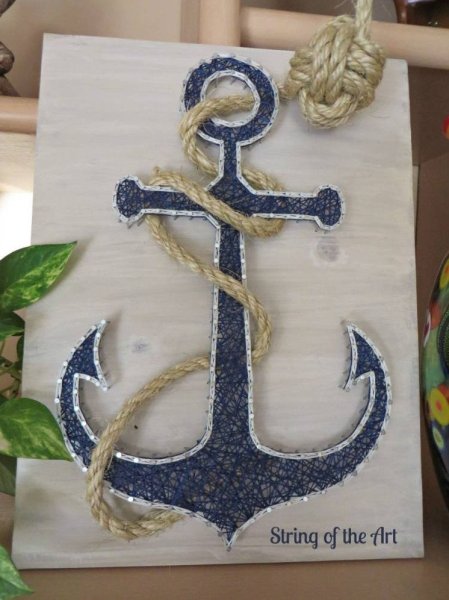Поделка якорь