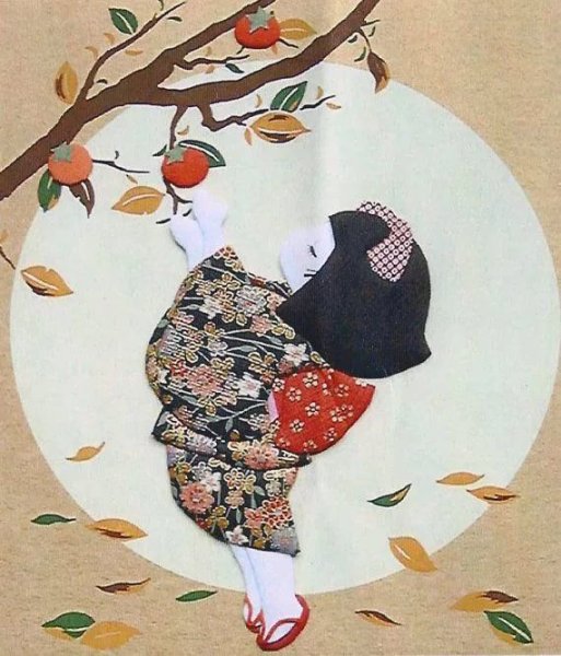 Искусство Японии объемные картины осиэ