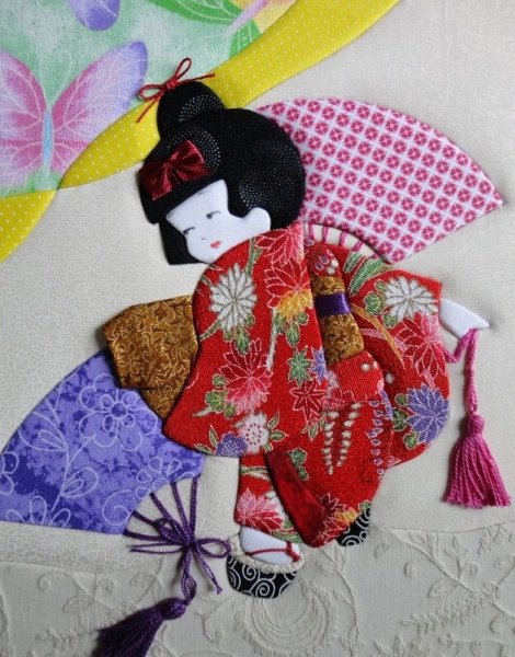 Японский пэчворк кинусайга