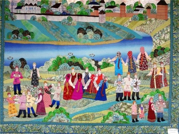 Лоскутные картины