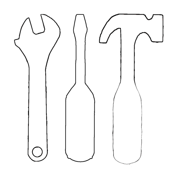 Трафарет строительные инструменты