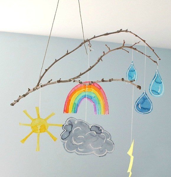 Мобиль Весна в детском саду