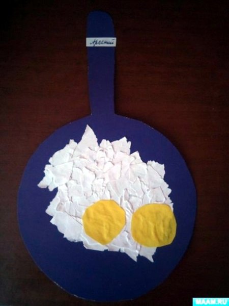 Аппликация продукты питания в подготовительной группе