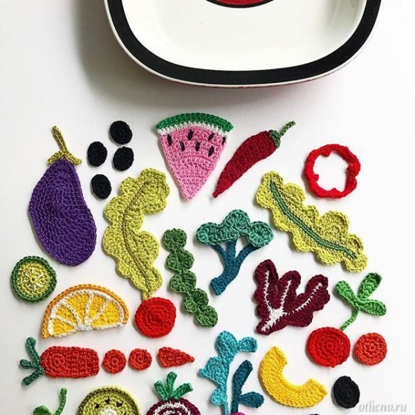 Вязаная посуда