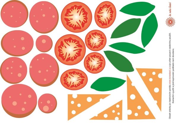 Ингредиенты для пиццы для детей