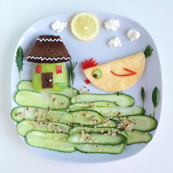 Украшение еды для детей